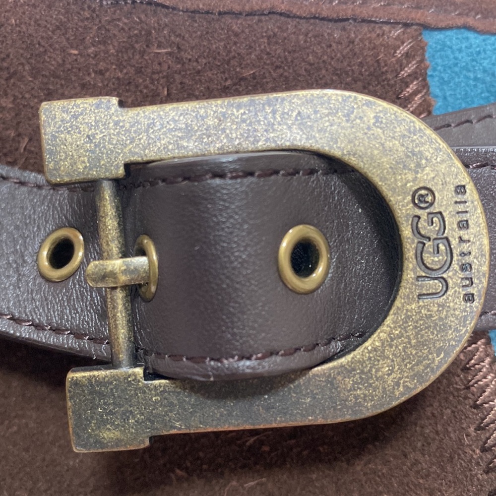 Ugg Suede bag. Tri color. Authentic - Picture 5 of 7